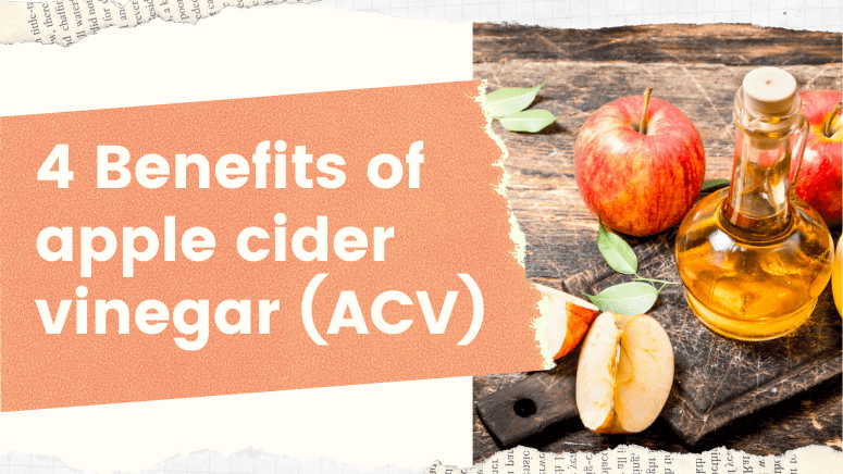 4-Benefits of apple cider vinegar (ACV) cover photo